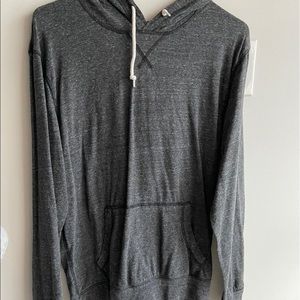 grey hoodie